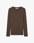 Brera Rundhalspullover Damen - Braun