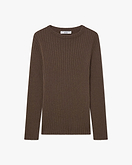 Brera Rundhalspullover Damen - Braun