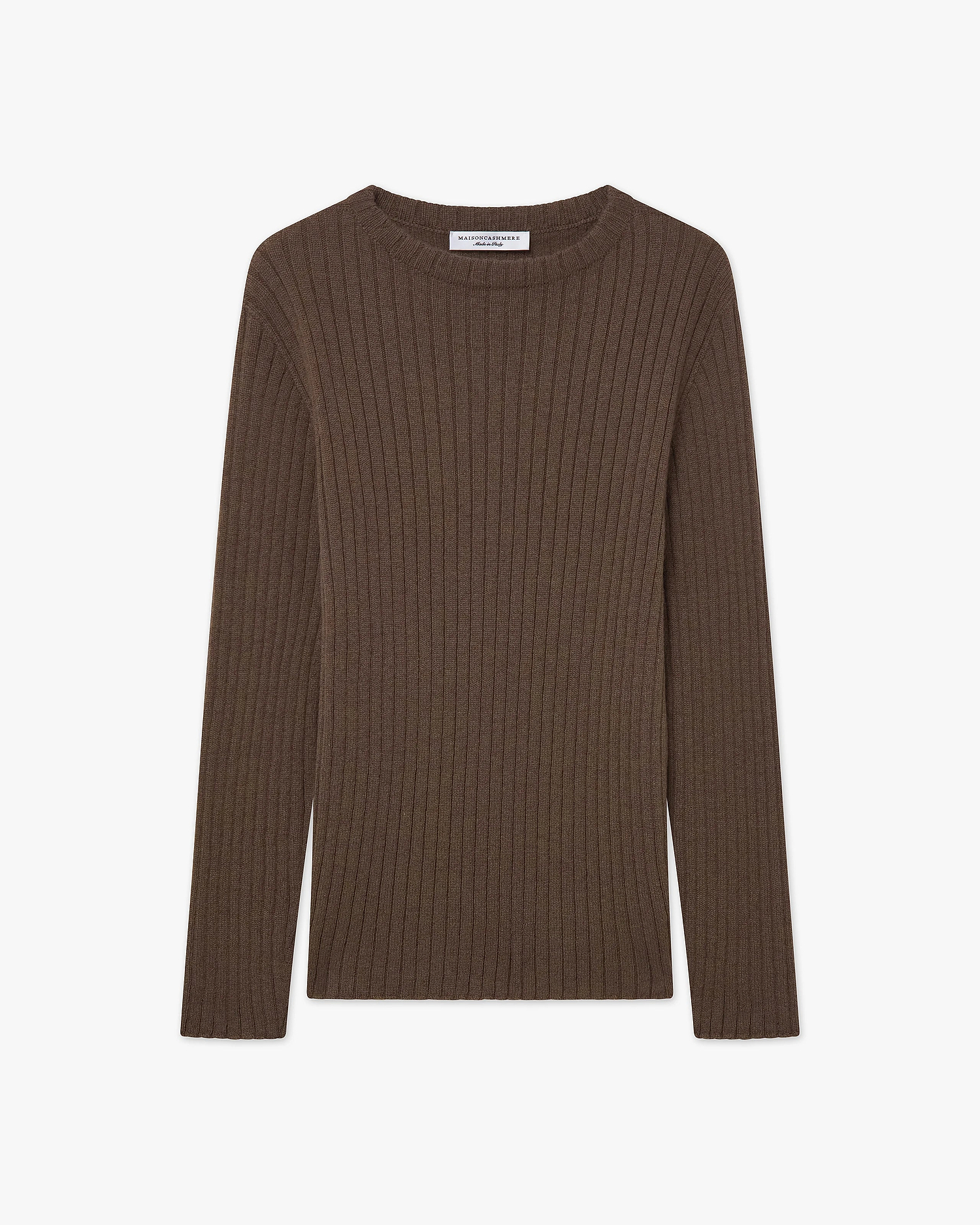 Women's Brera Crew Neck Sweater - Brown Cashmere