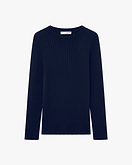 Brera Rundhalspullover Damen - Blau