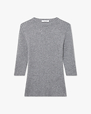 Pull Manches 3/4 Brera - Gris Moyen