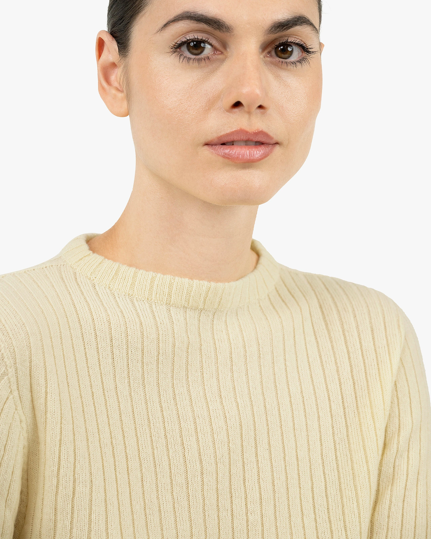 Brera 3/4 Sleeves Sweater - Yellow Cashmere