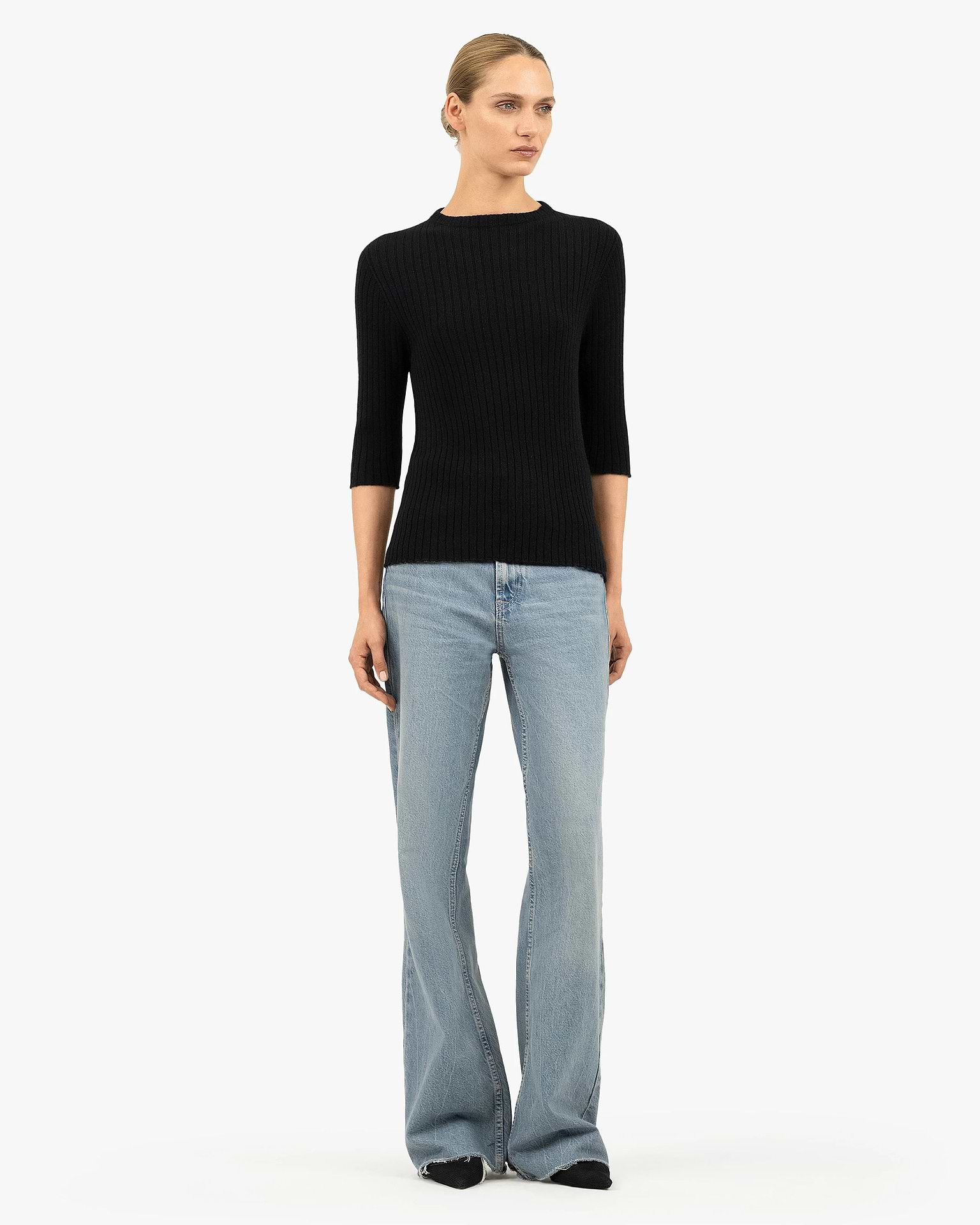 ASOS DESIGN - Maglione oversize in maglia blu polvere a righe | ASOS ASOS DESIGN - Maglione oversize in maglia blu polvere a righe | ASOS