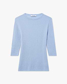 Pull Manches 3/4 Brera - Bleu Clair
