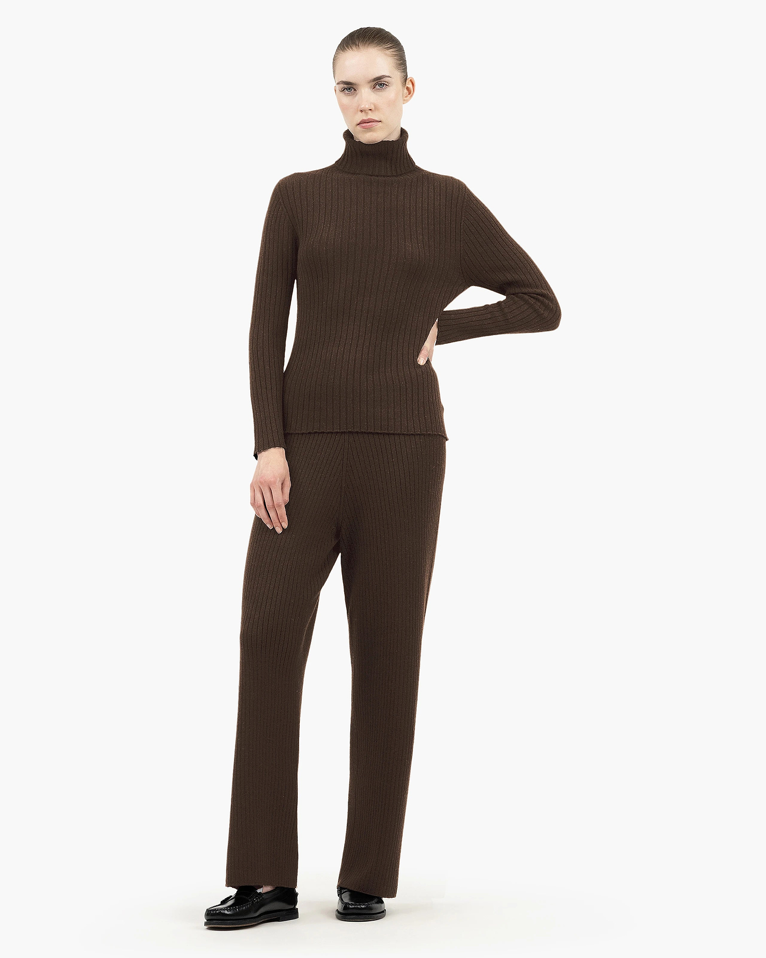 Women's Brera Sweatpants - Brown Cashmere