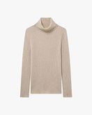 Pull Col Roulé Brera Femme - Beige