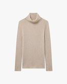 Pull Col Roulé Brera Femme - Beige