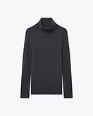 Pull Col Roulé Brera Femme - Gris Foncé