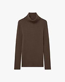 Pull Col Roulé Brera Femme - Marron