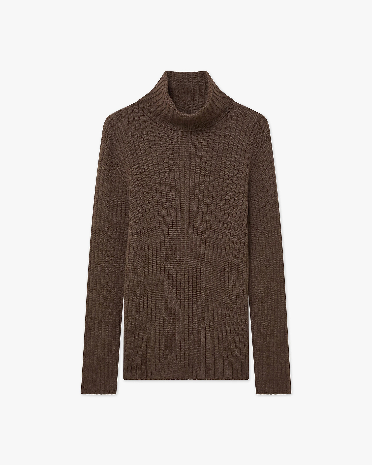 Women's Brera Turtleneck Sweater - Brown Cashmere
