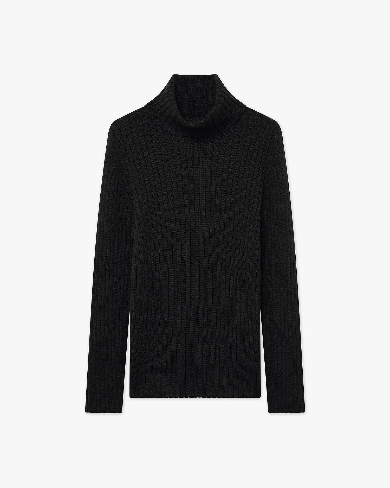 Women's Brera Turtleneck Sweater - Black Cashmere