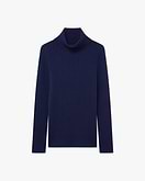 Pull Col Roulé Brera Femme - Bleu