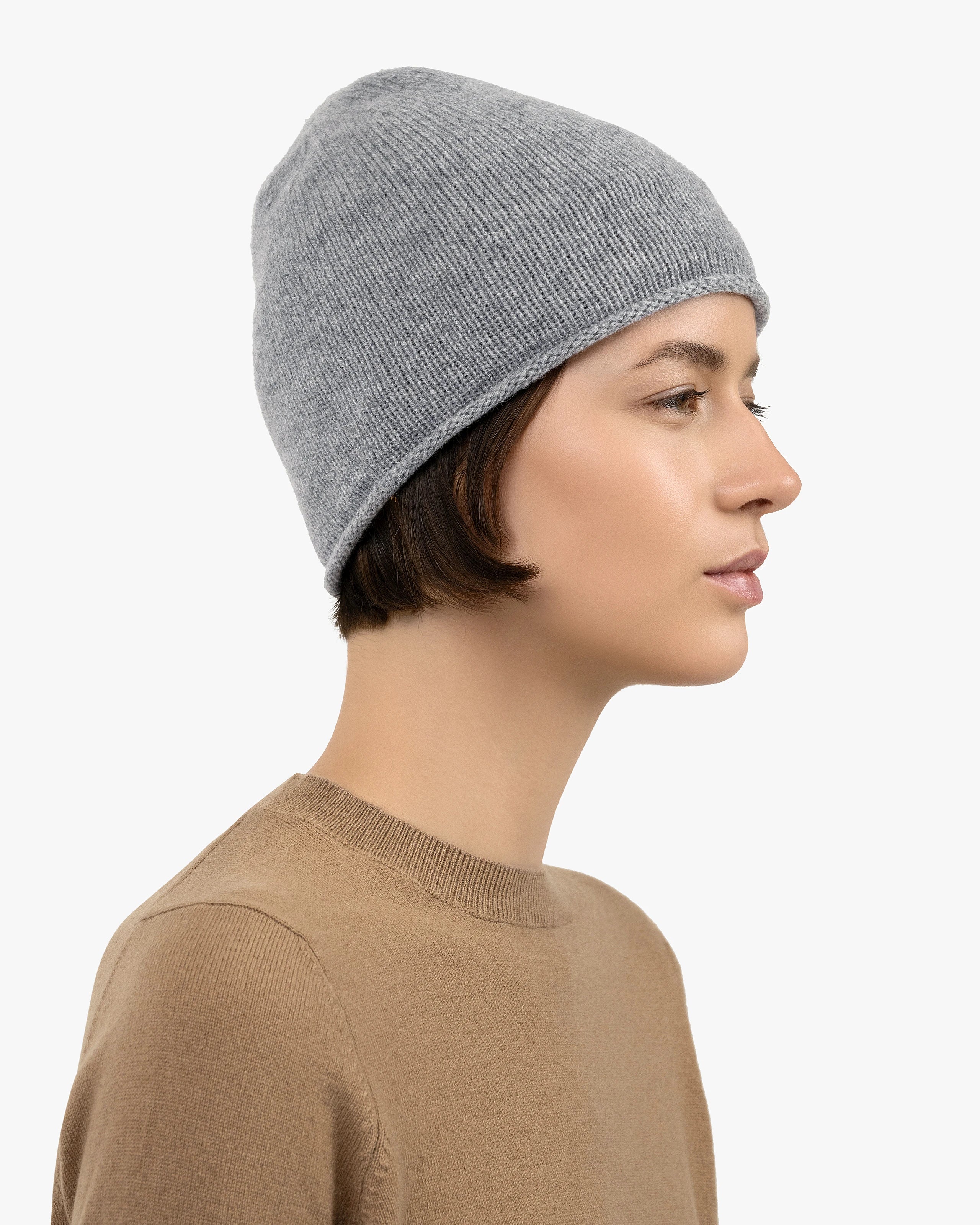 Women's San Carlo Beanie - Medium Grey Cashmere