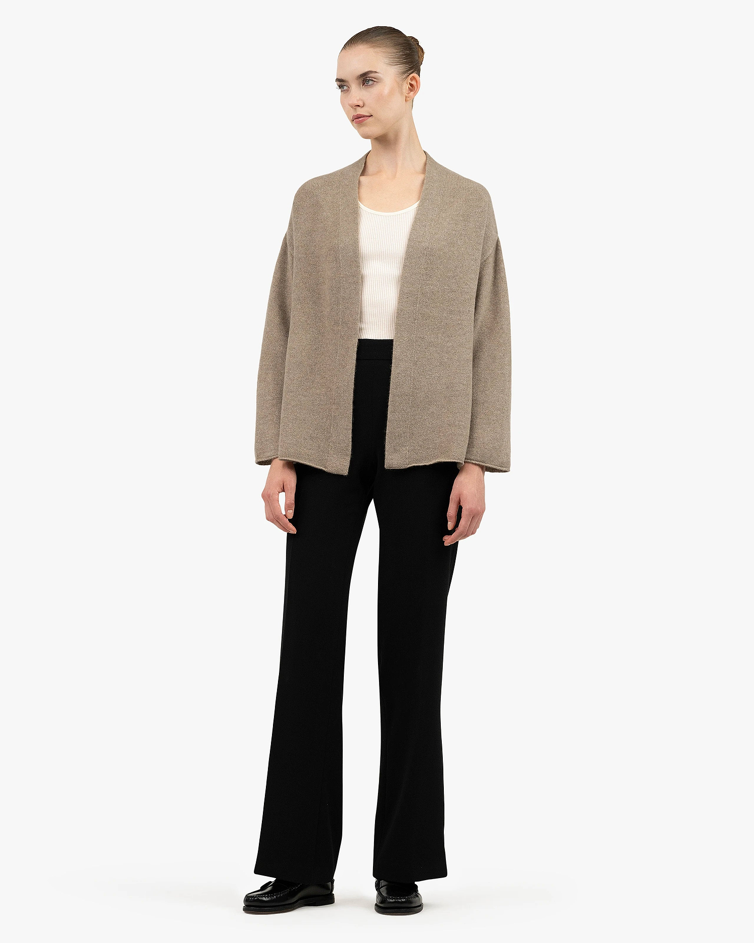 Women's Dolomiti Cardigan - Taupe Cashmere