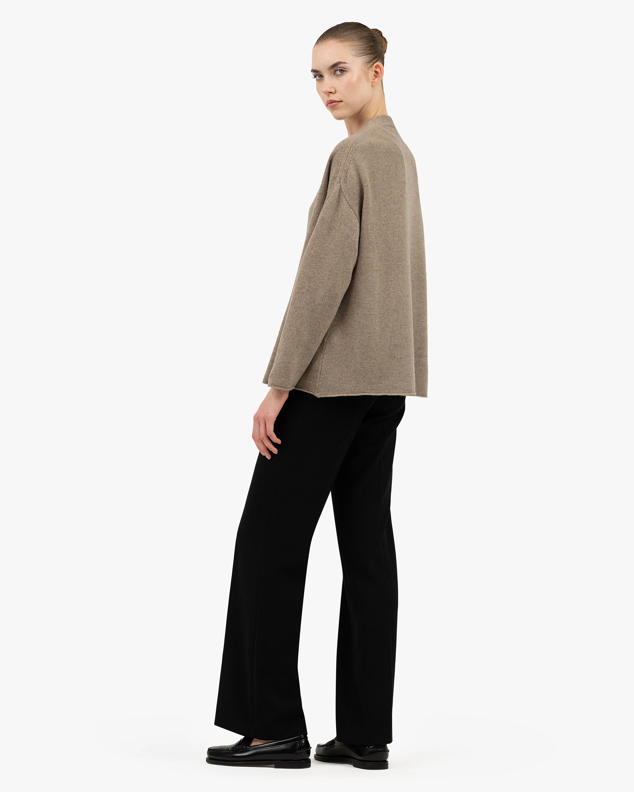 Women's Dolomiti Cardigan - Taupe Cashmere