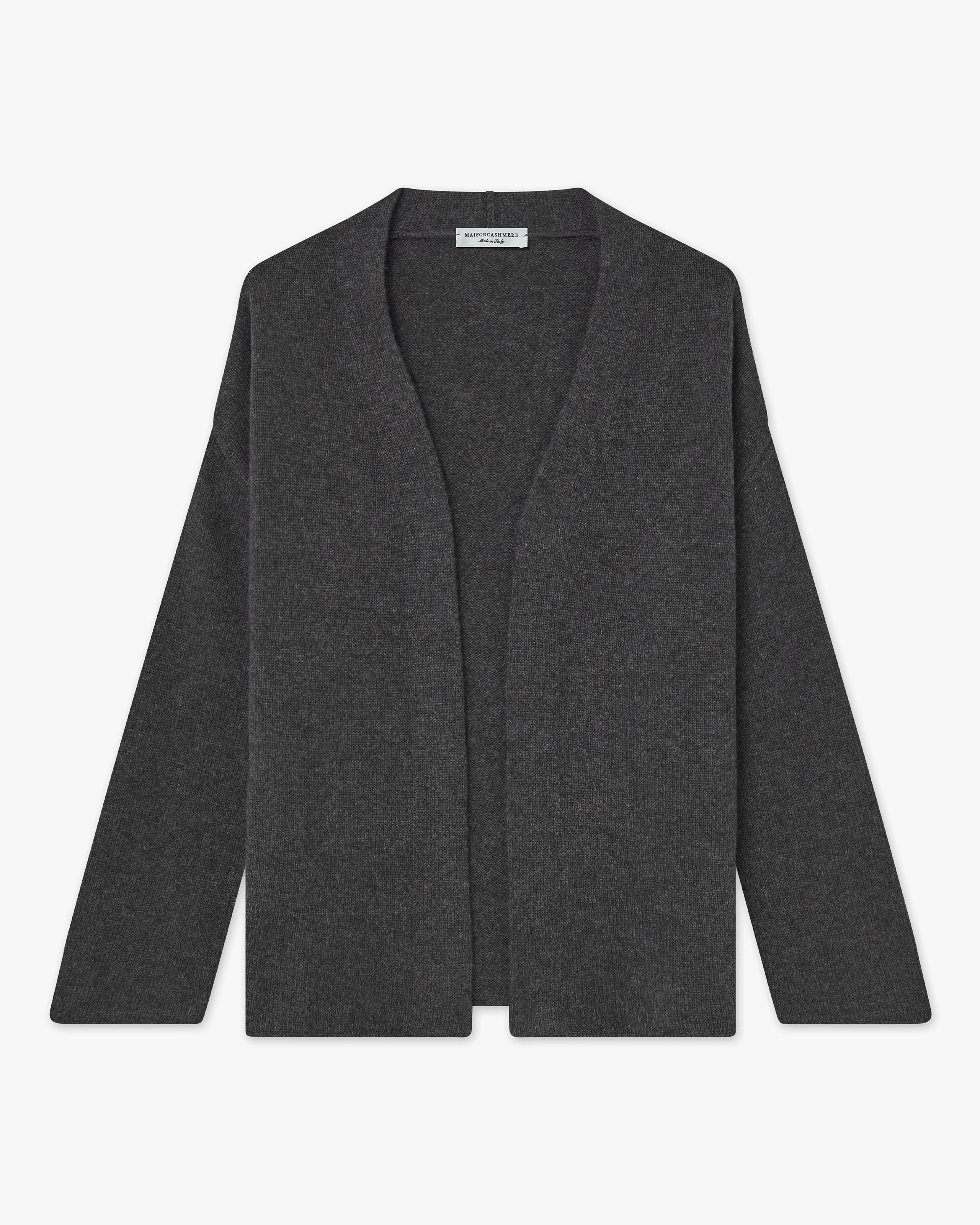 Women's Dolomiti Cardigan - Charcoal Cashmere