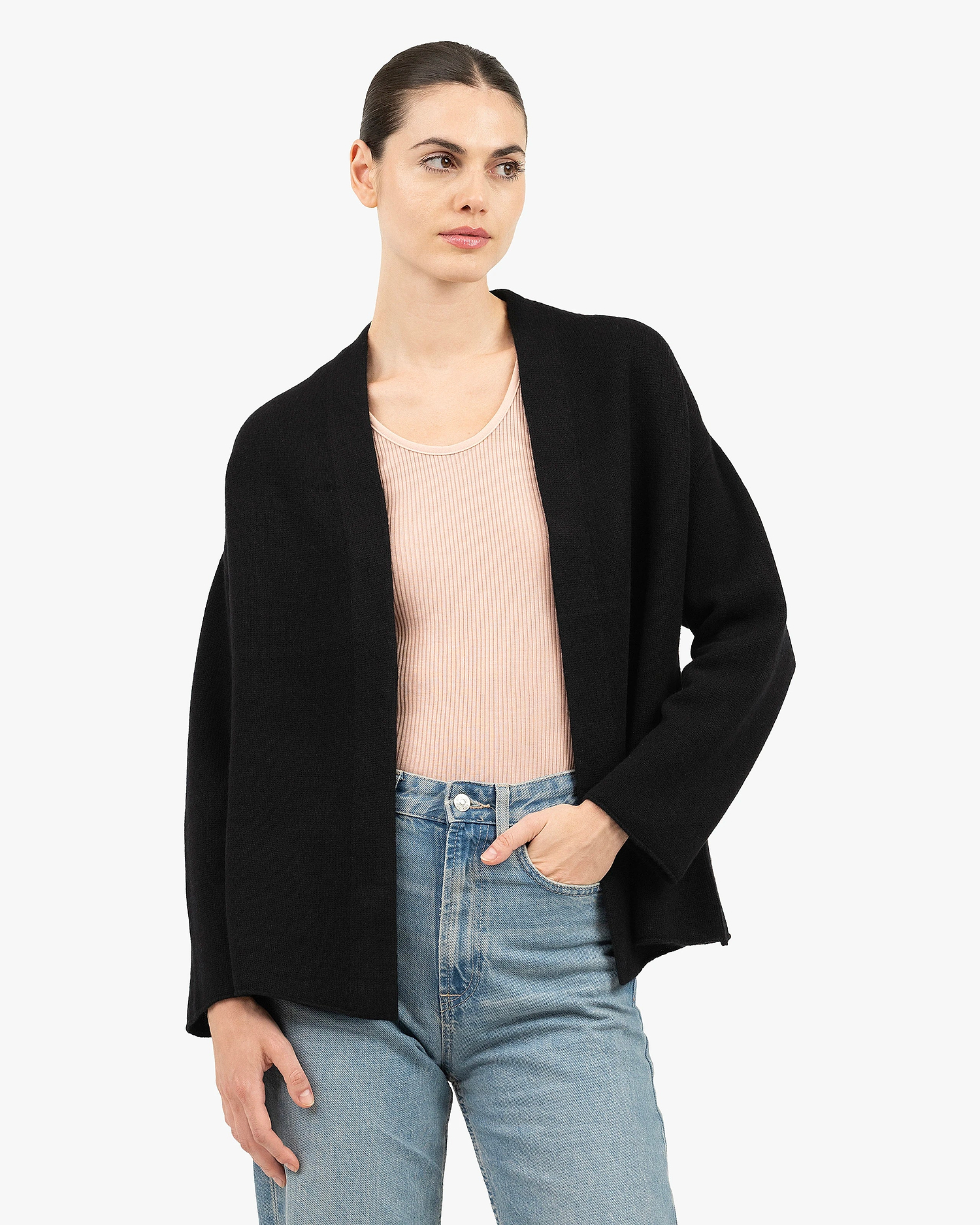 Women's Dolomiti Cardigan - Black Cashmere