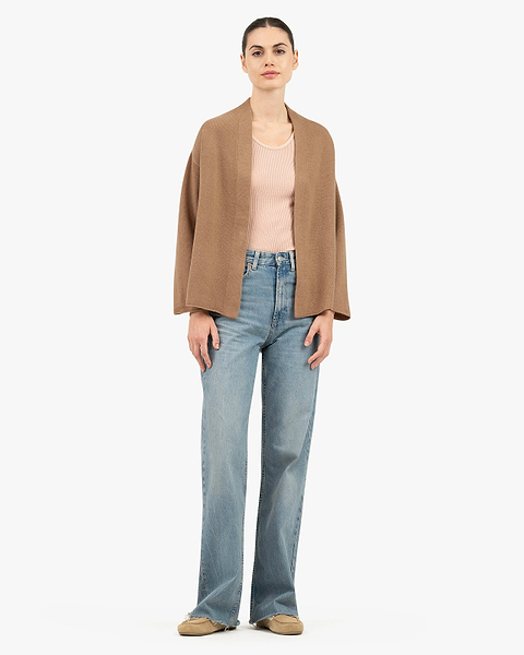 Women's Dolomiti Cardigan - Camel Cashmere