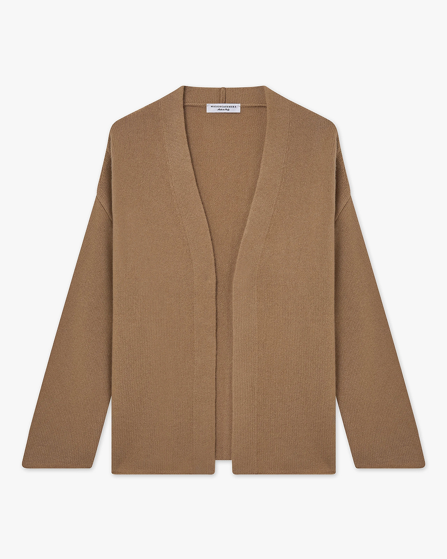 Women's Dolomiti Cardigan - Camel Cashmere