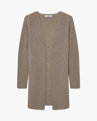 Soffio Cardigan - Taupe Cashmere