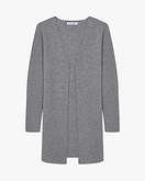 Cardigan Soffio - Grigio Medio