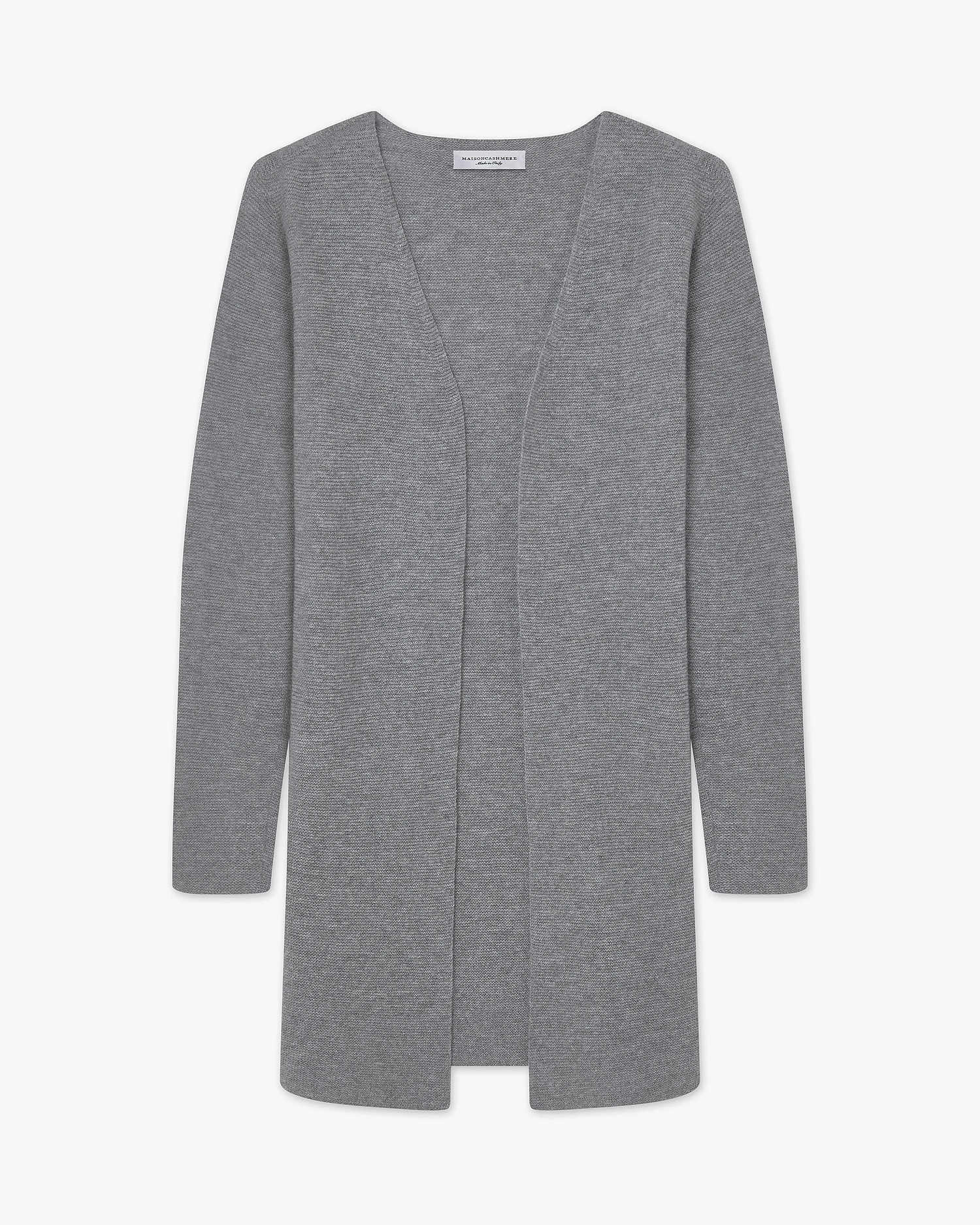 Soffio Cardigan - Medium Grey Cashmere