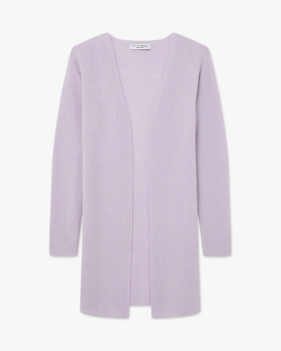 Soffio Cardigan - Lilac Cashmere