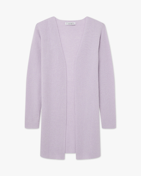 Soffio Cardigan - Lilac Cashmere