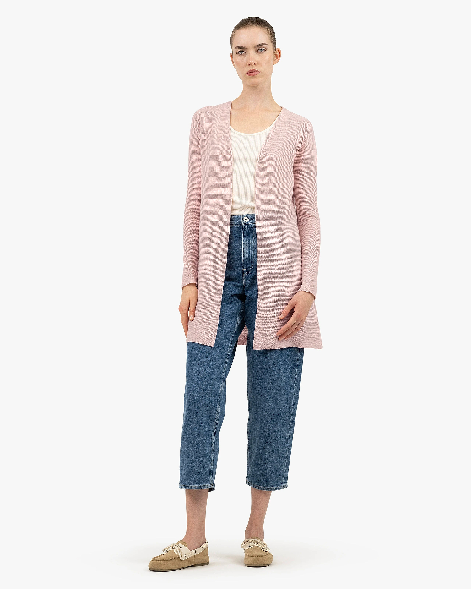 Soffio Cardigan - Rose Cashmere