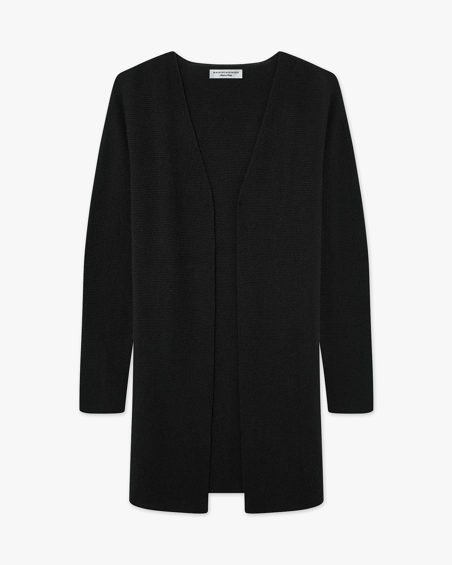 Soffio Cardigan - Black Cashmere