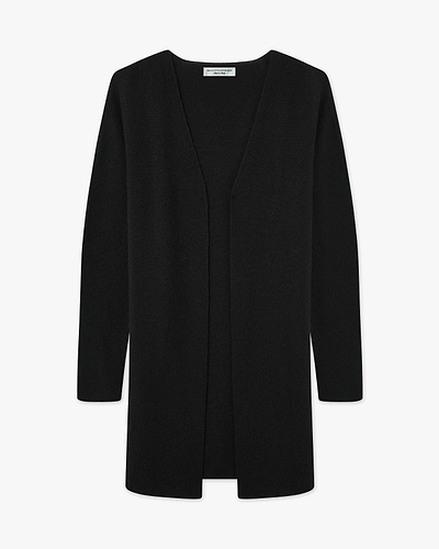Soffio Cardigan - Black Cashmere