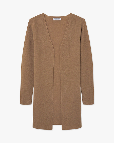 Soffio Cardigan - Camel Cashmere