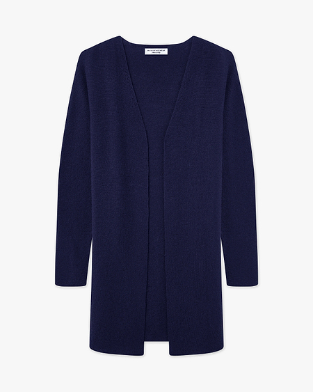 Soffio Cardigan - Blue Cashmere