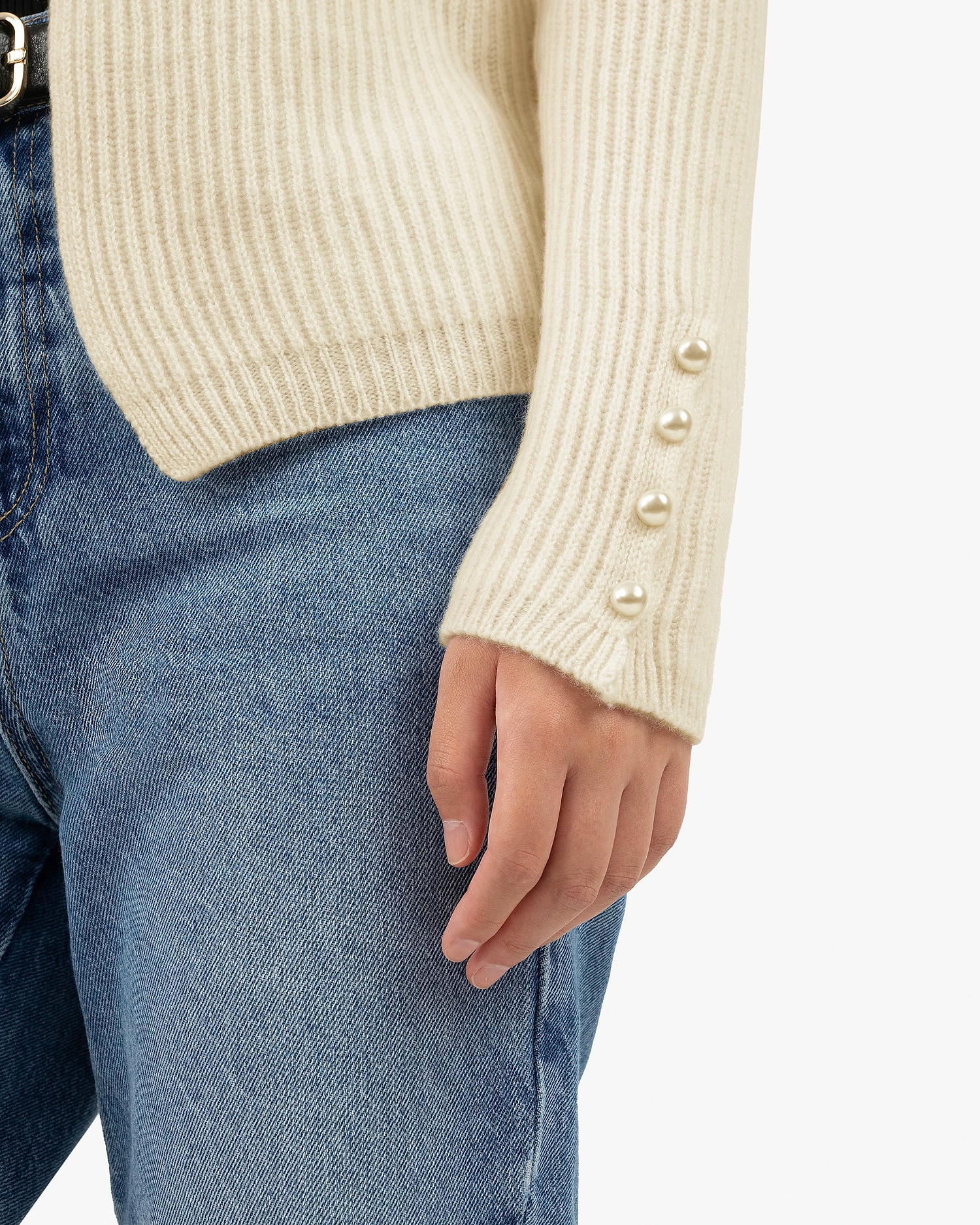 Sorapis Cardigan - White Cashmere