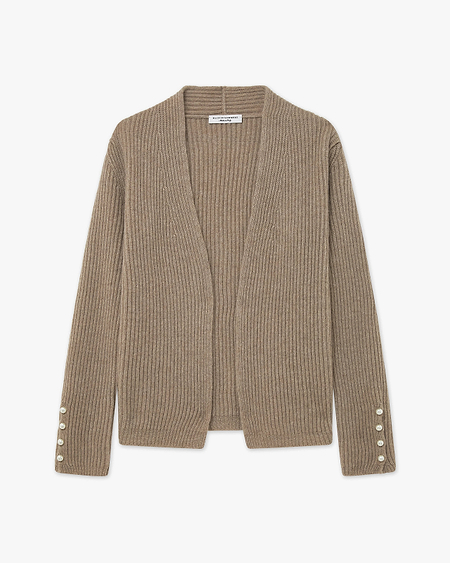 Sorapis Cardigan - Taupe Cashmere