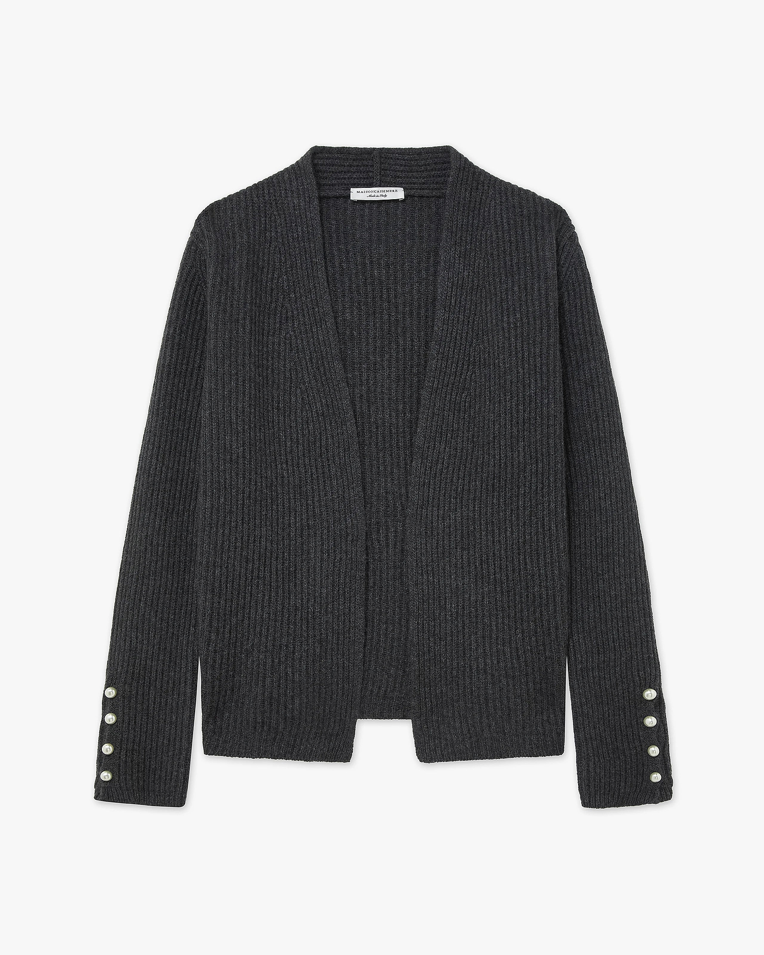Sorapis Cardigan - Charcoal Cashmere