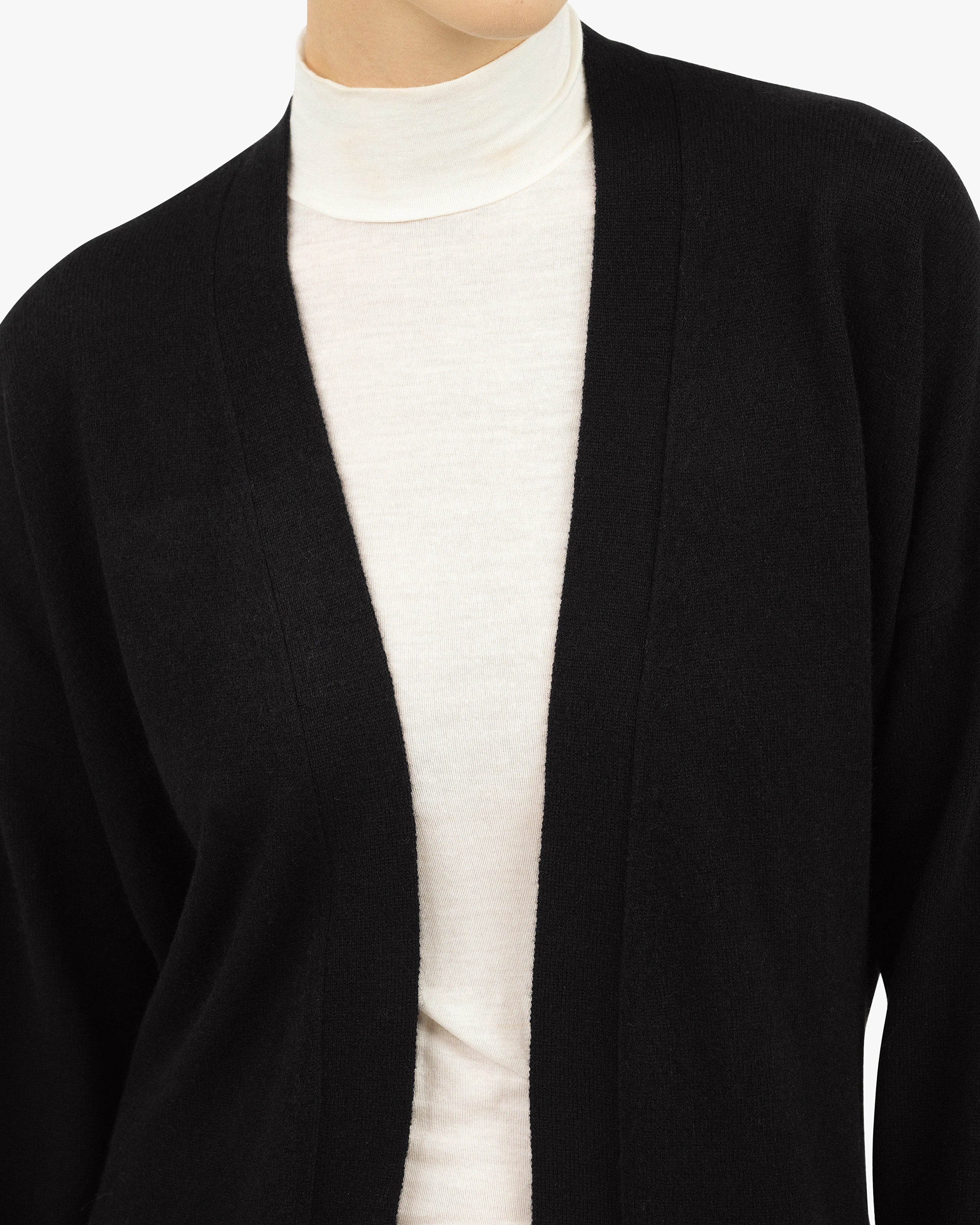 Women's Velia Cardigan - Black Cashmere