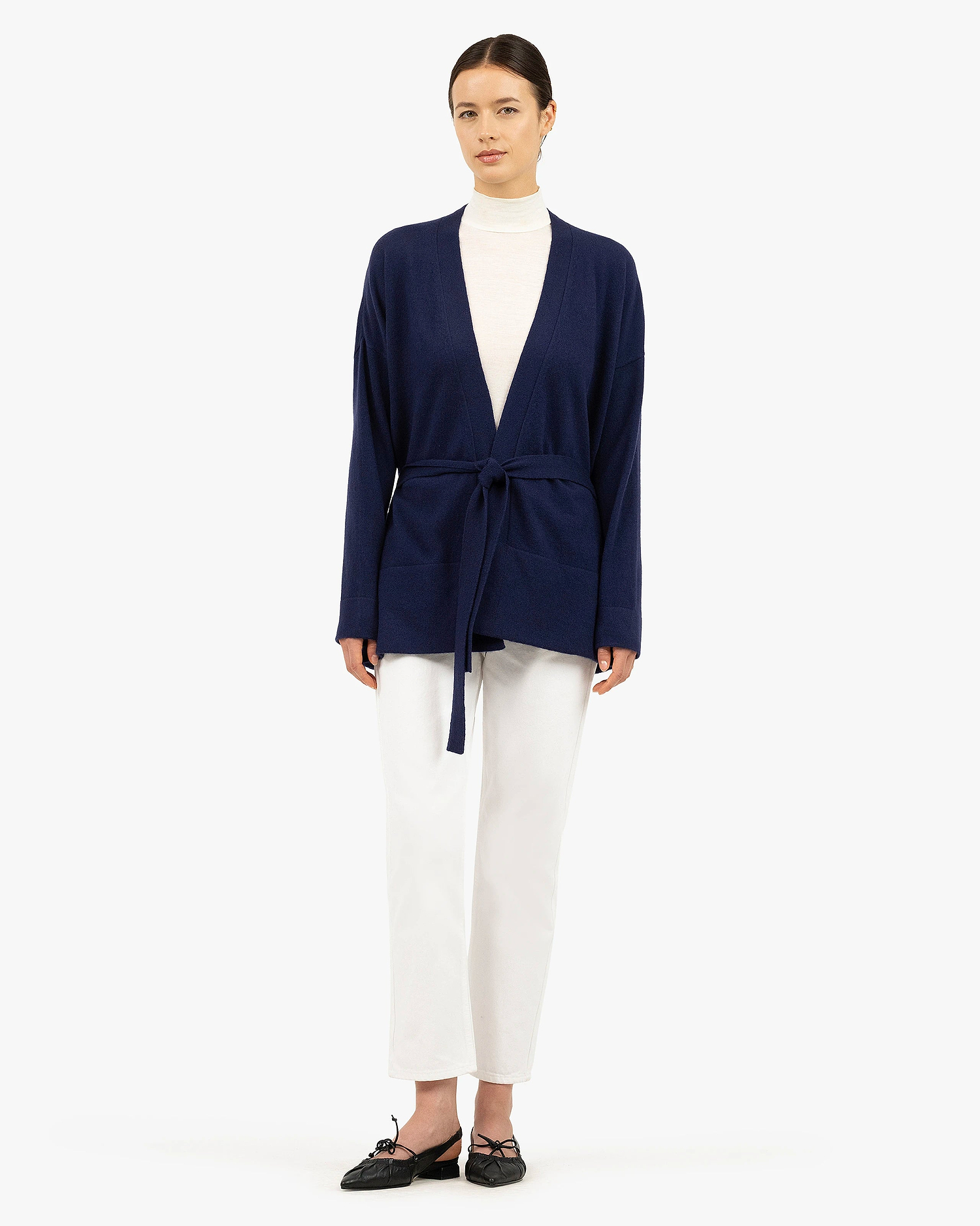 Women's Velia Cardigan - Blue Cashmere