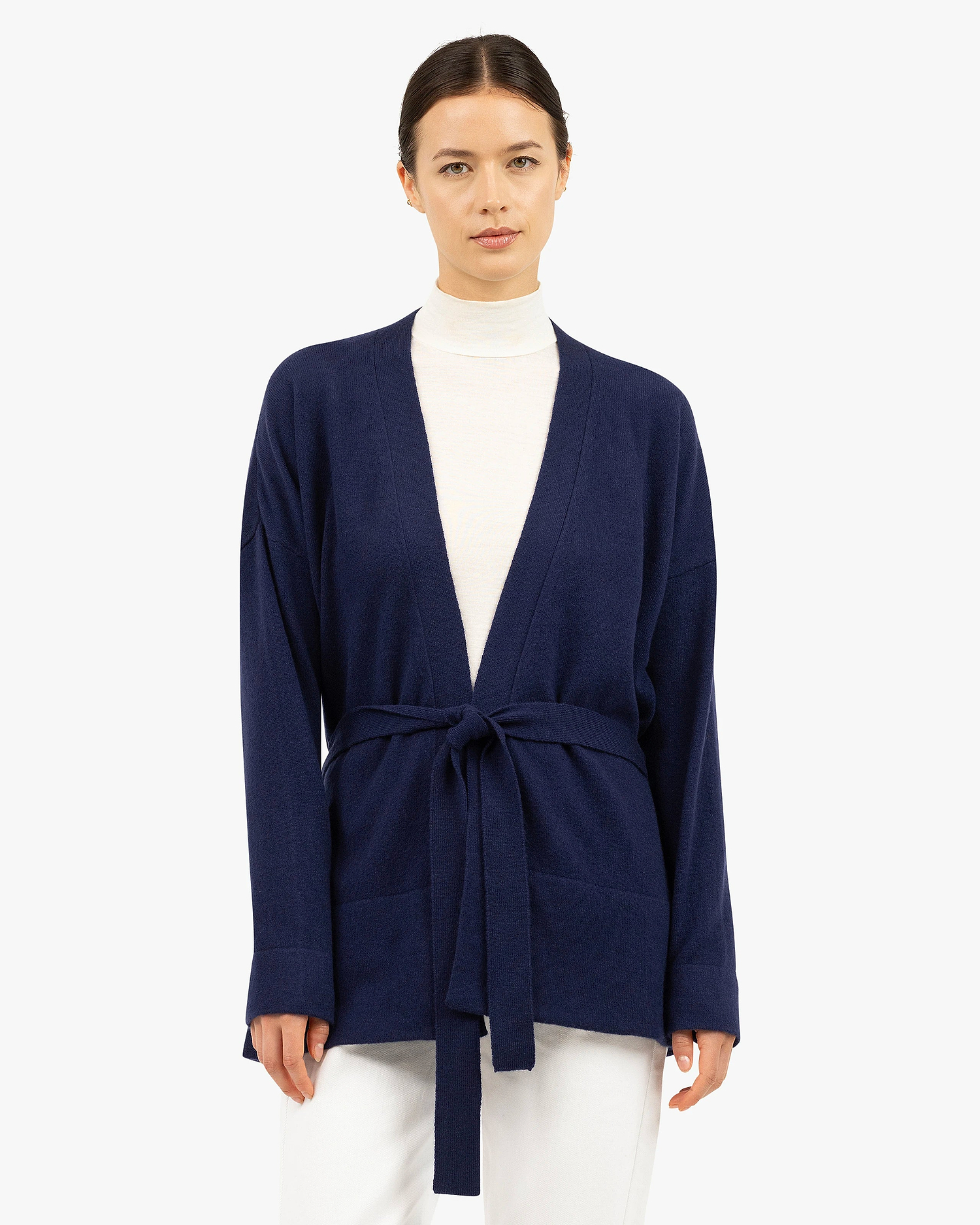 Women's Velia Cardigan - Blue Cashmere