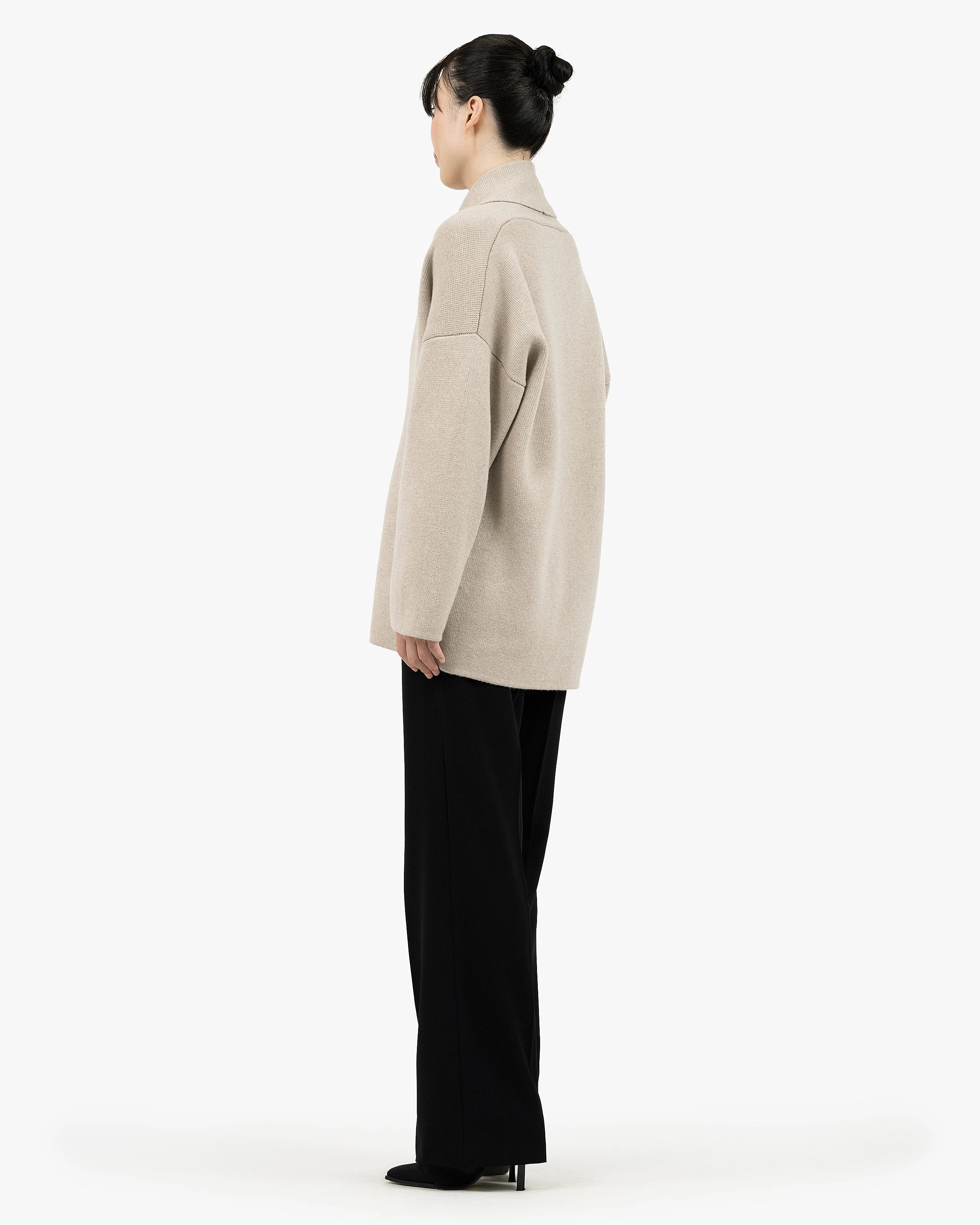 Women's Rialto Coat Cardigan - Beige Cashmere