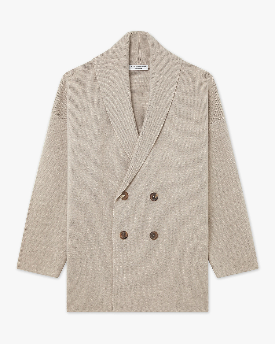 Women's Rialto Coat Cardigan - Beige Cashmere