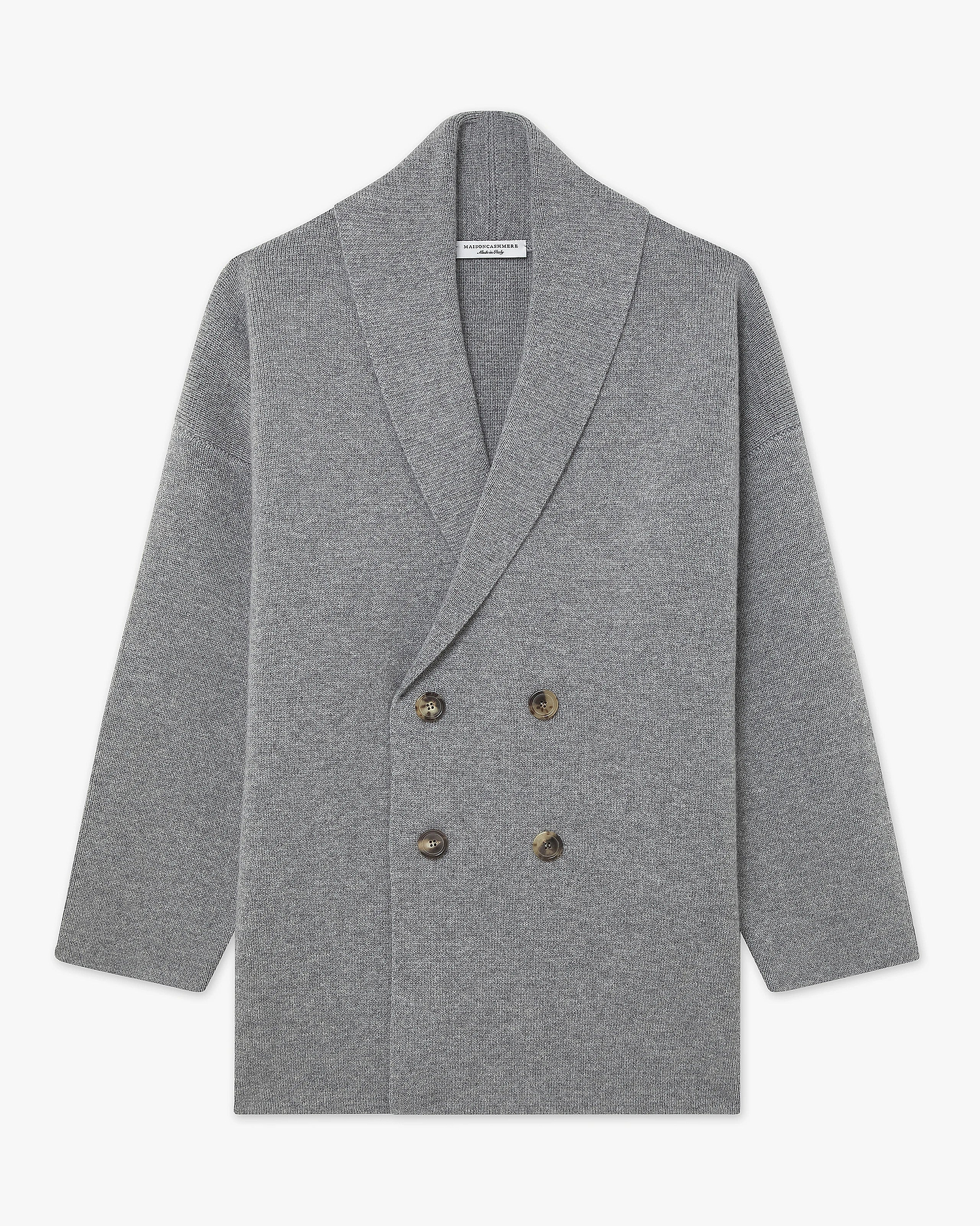 Women's Rialto Coat Cardigan - Medium Grey Cashmere