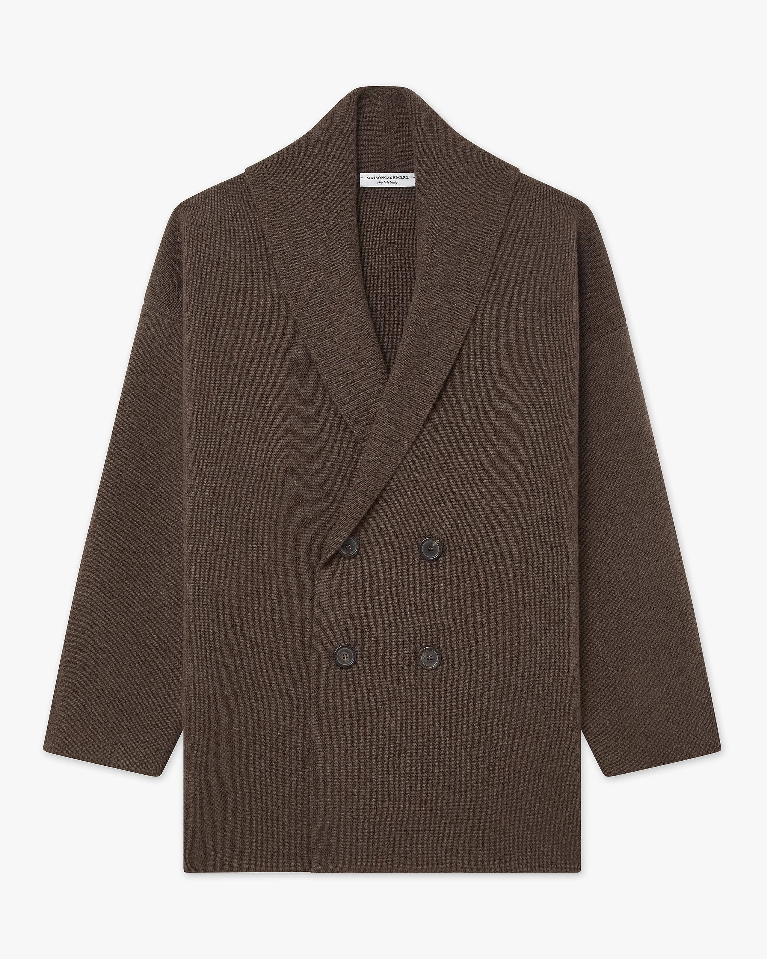 Women's Rialto Coat Cardigan - Brown Cashmere