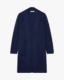 Degradé Ribbed Cardigan - Blue