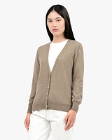 Custom Studio - Essential V-Ausschnittcardigan Damen