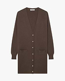 Essential Lange Cardigan - Braun