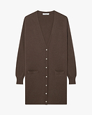 Essential Lange Cardigan - Braun
