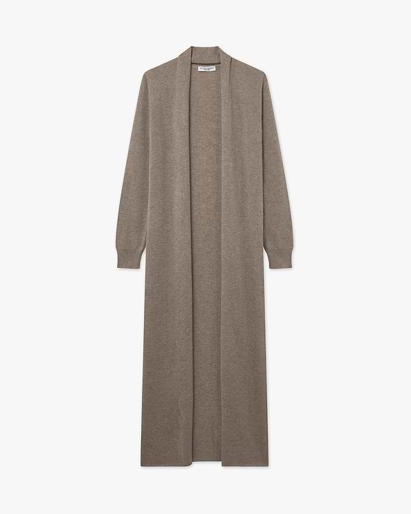 Stresa Lange Cardigan - Taupe