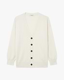 Velia Maxi Cardigan - White