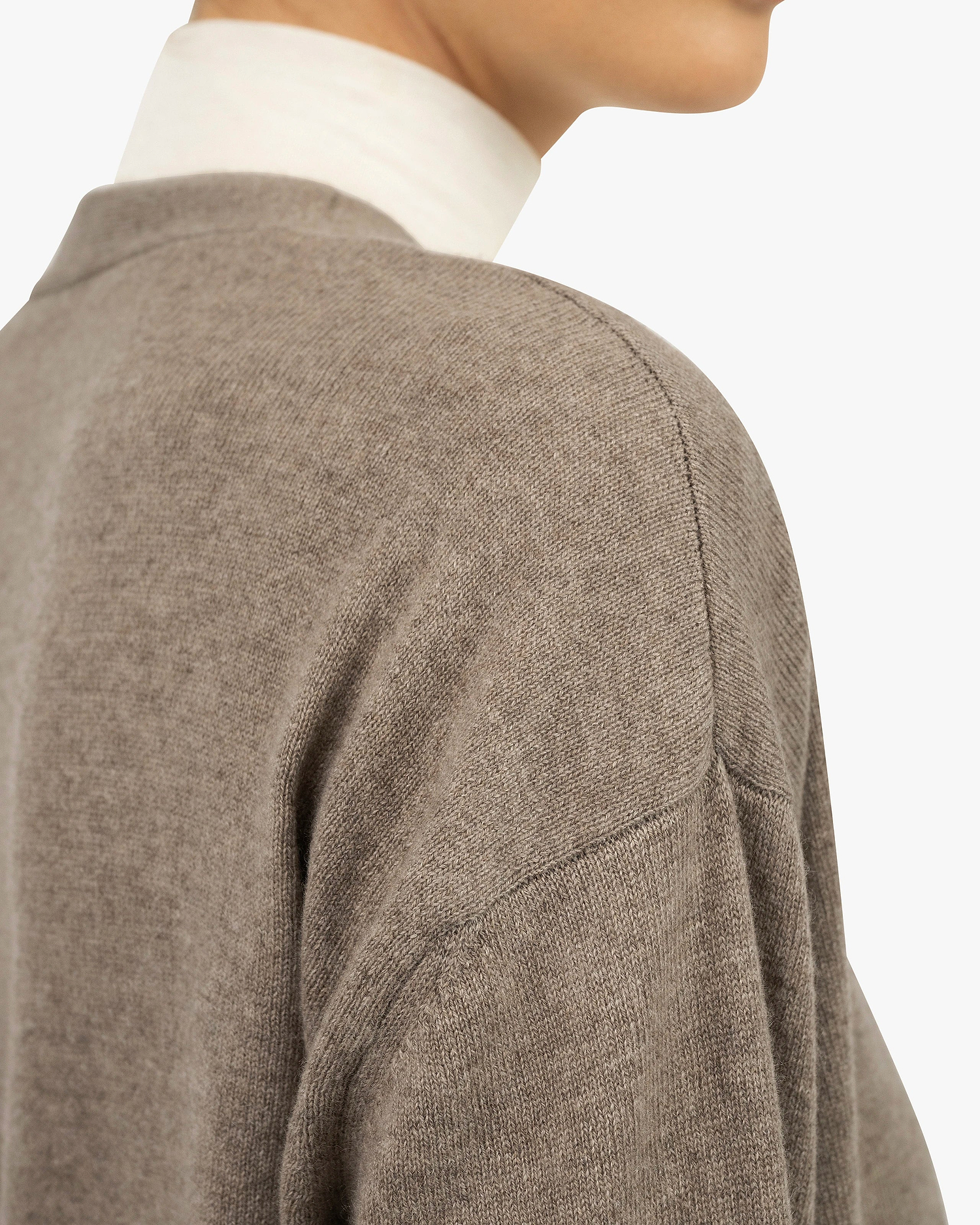 Velia Maxi Cardigan - Taupe Cashmere